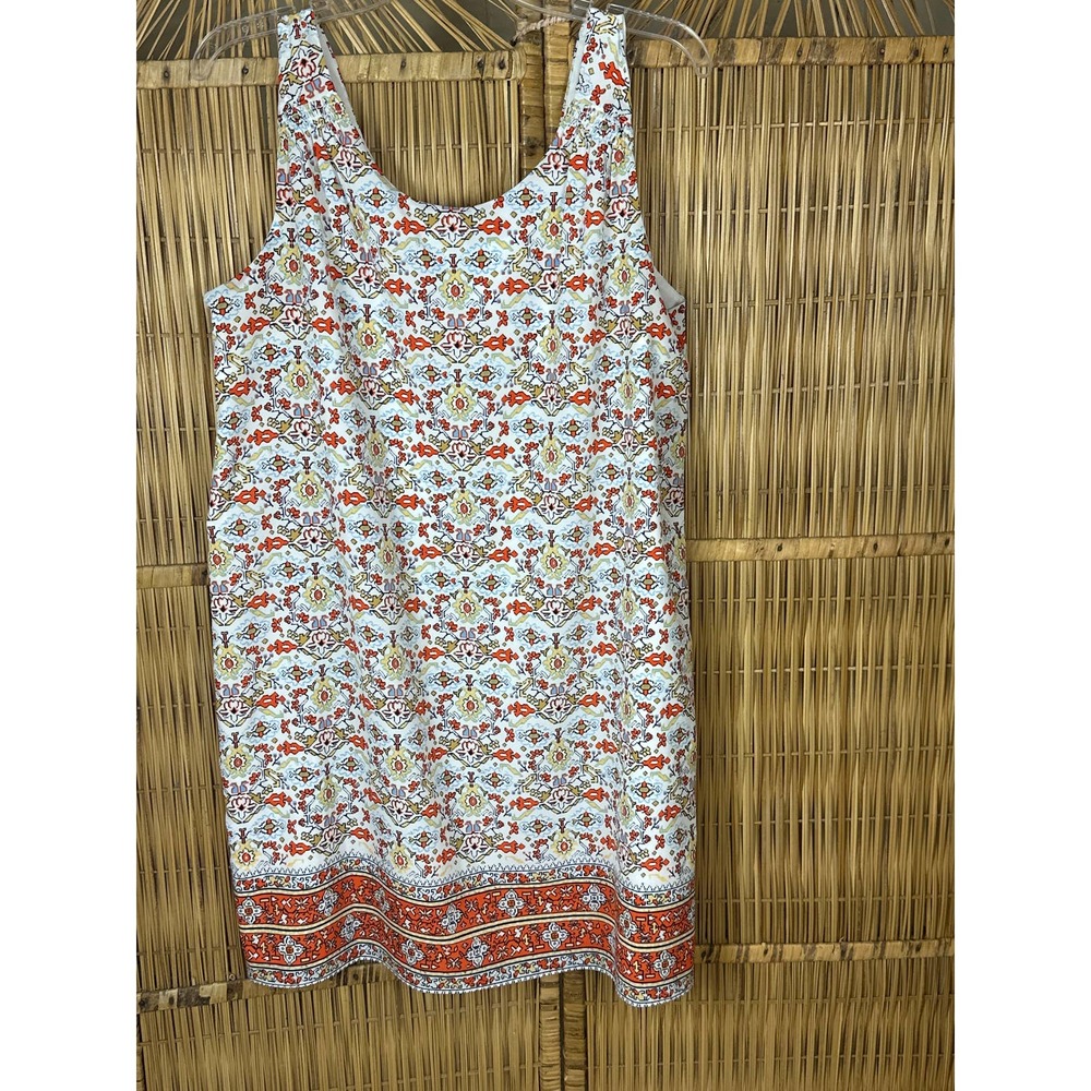 Dalia Dress Womens 8 Floral Geometric Tank‎